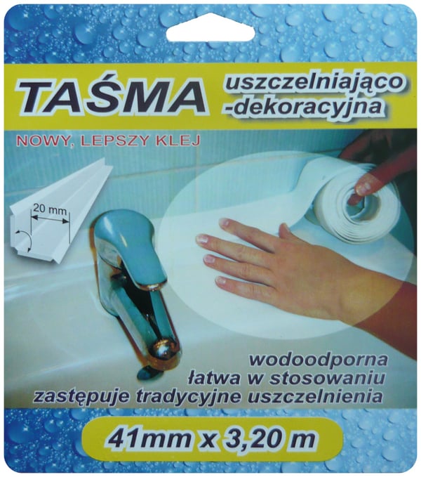 YTBEHANDLINGSTEJP 3,2M 41MM VIT - SIL TAS 41 YTBEHANDLINGSTEJP 3,2M 41MM VIT - SIL TAS 41