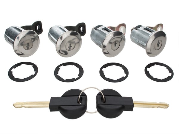 Peugeot Partner 96-08 dörrlåsinsatser 4 delar set