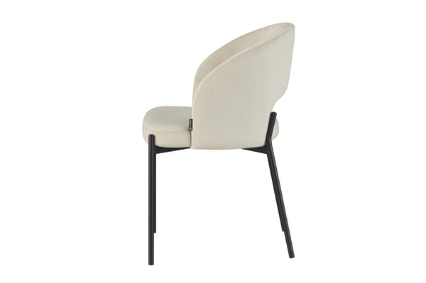 Klädd fåtölj Siena beige sammet