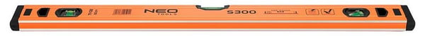 ALUMINIUM VATTENVAS S300 3 NIVEAUER 60 CM - T N71-132