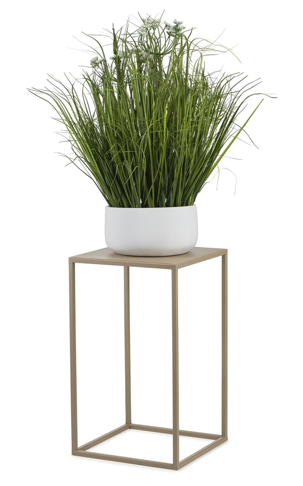 Beige stående blomsterställ 40 cm