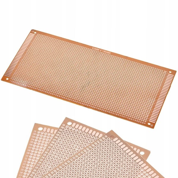 Yksipuolinen universaali prototyyppilevy 63 x 140 mm