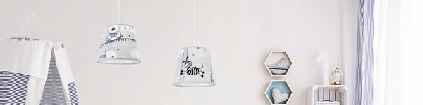Lofthængende lampe til børn, LED-lampeskærm