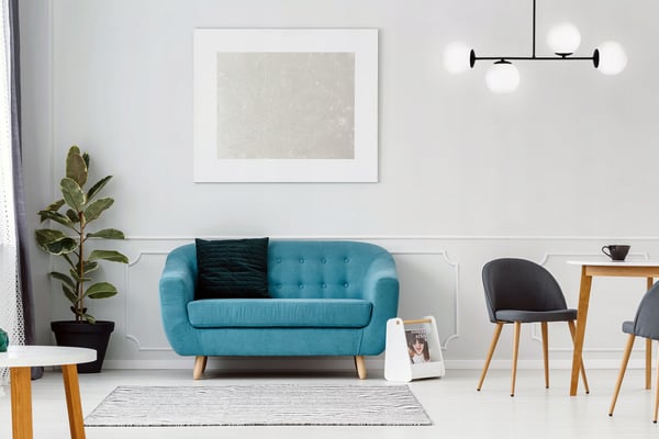 Loftlampe, hængende lysekrone, loftslampe, elegante hvide glaskugler