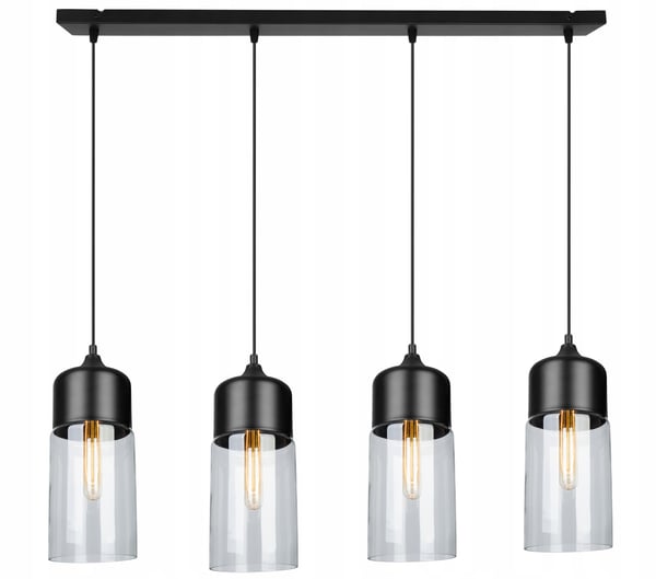 HÆNGENDE LOFTSLAMPE, GLASPLAFON, LED-LAMPE