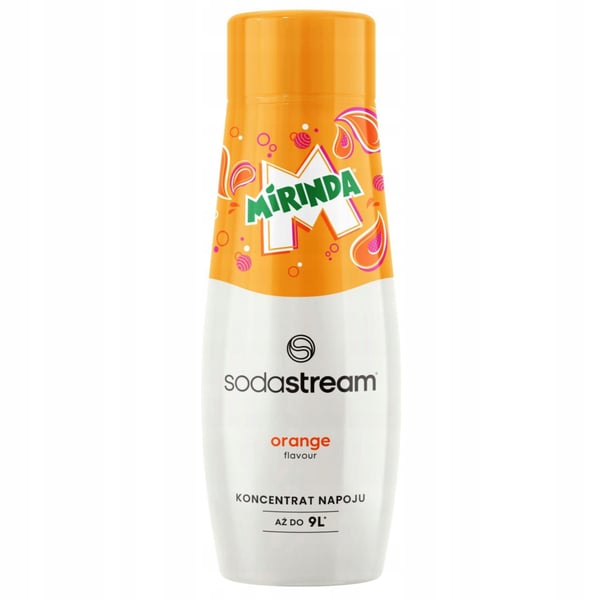 Sodastream Mirinda + Mountain Dew Diet -limsakoneen siirappisetti 2 kpl.