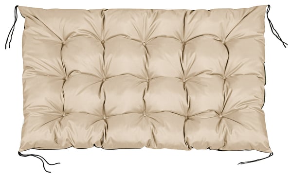 Trädgårdskudde 120x80 cm för pallbänk vattentät beige