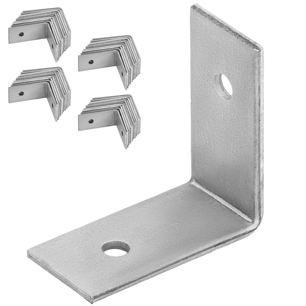 Kotarbau® Kirvesmiehen kulmaliitin ruostumatonta terästä sinkittyä 30 x 30 x 15 mm 50 kpl:n sarja