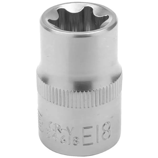 JCB TORX Hylsnyckel 1/2" Cr-V E18