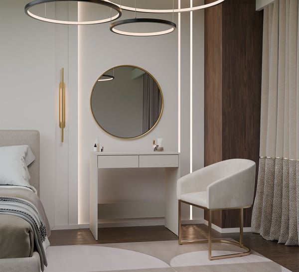 MARINA SKRIVBORD 2 LÅDOR KASHMER BEIGE 2 LÅDOR BARKOST FÖR BARN, STUDIERUMMET
