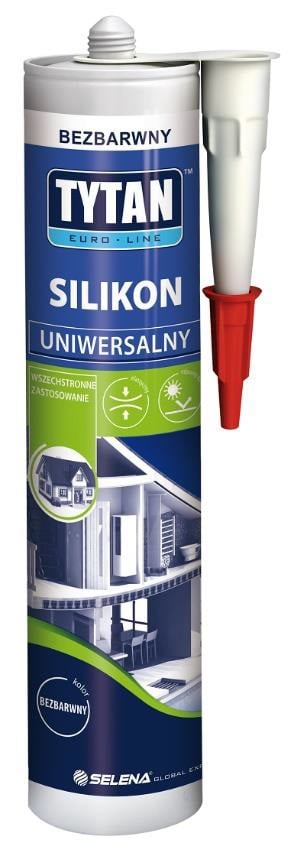 SILIKONE TYTAN EURO-LINE 280ML HVID - SIL U TY BI