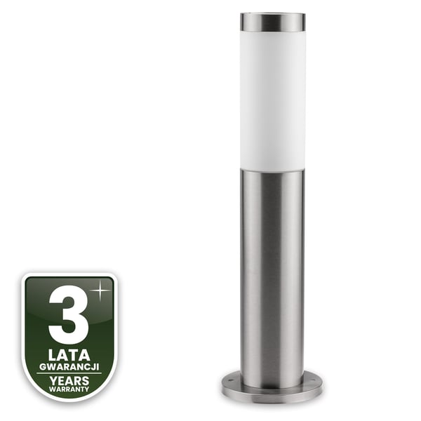 Utomhuslampa E27 INOX STOLPE 45cm Lilium LUMILED