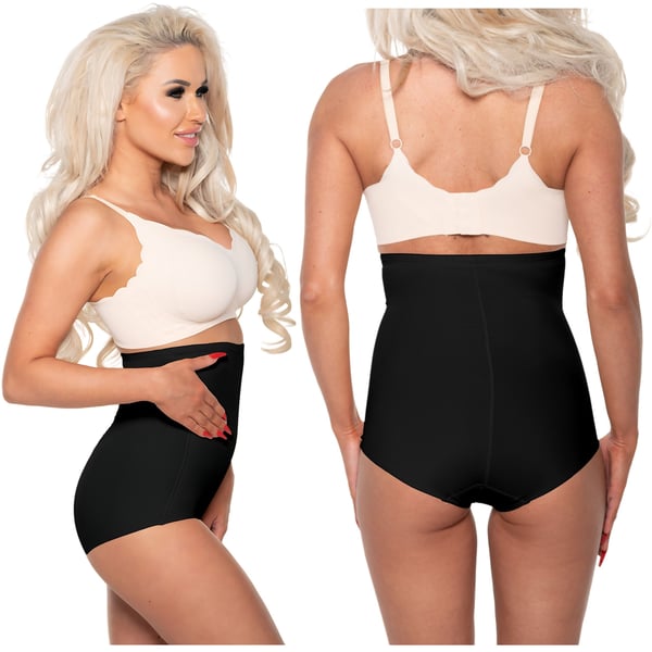 Shapewear-trusser til kvinder med silikonebånd, slankende, størrelse M