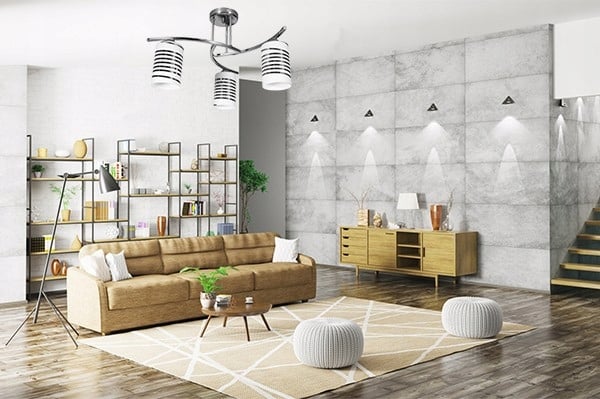 Lofthængende lampe, lysekrone, plafon, LED