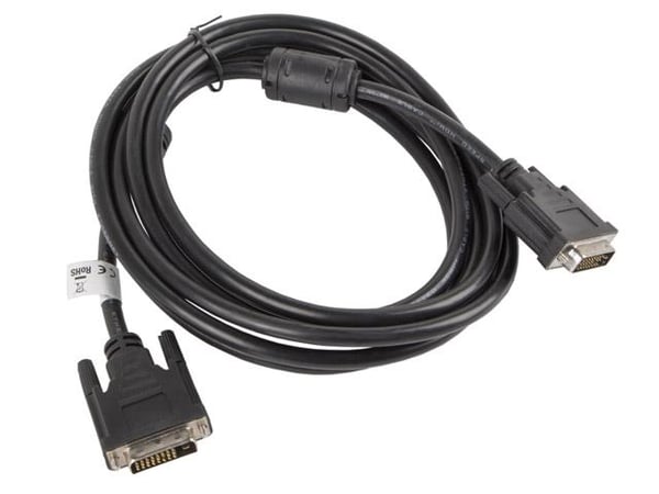Lanberg DVI-D (24+1) M/M 3m musta DVI-kaapeli