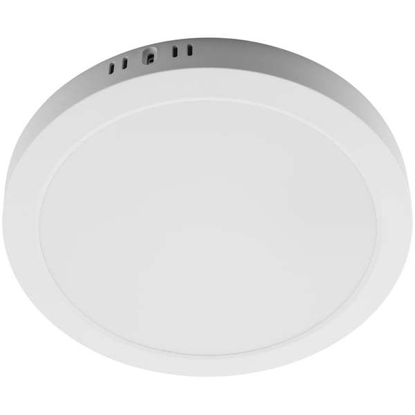Taklampa inbyggnadsmontering LED 24W rund 4000K GLOW vit LUMILED