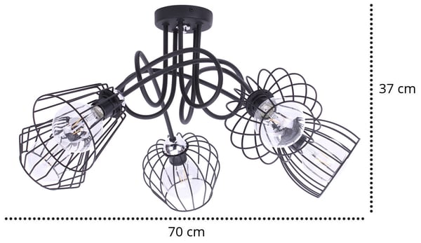 KATTOVALAISIMEN DIAMOND LOFT EDISON RETRO