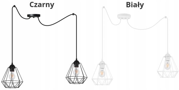HÄNGANDE taklampa ljuskrona SPIDER loft E27 LED