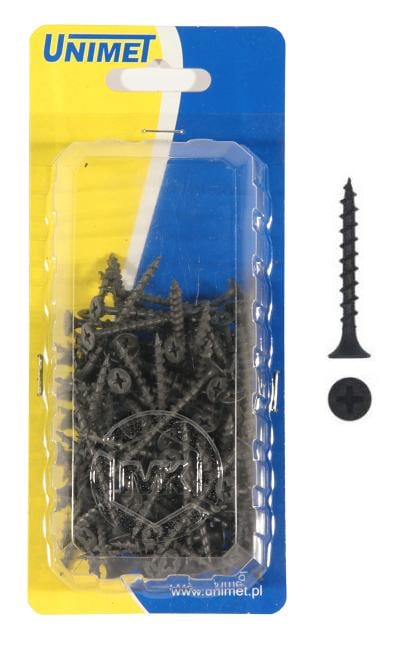 Fosfaterede gipsskruer 4,2*70 mm OP-50 stk. - 508 4,2*70 M Fosfaterede gipsskruer 4,2*70 mm OP-50 stk. - 508 4,2*70 M