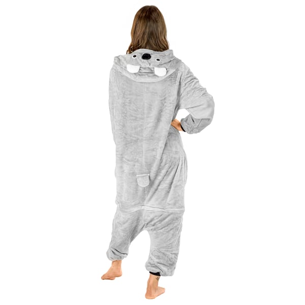 Koala-heldragt til mænd, gave til manden, kigurumi-jumpsuit, vinter M, koala-heldragt - M