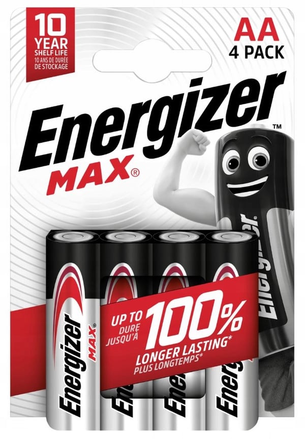 Energizer MAX AA / LR6 alkaliparisto - 8 kpl (blisteri)