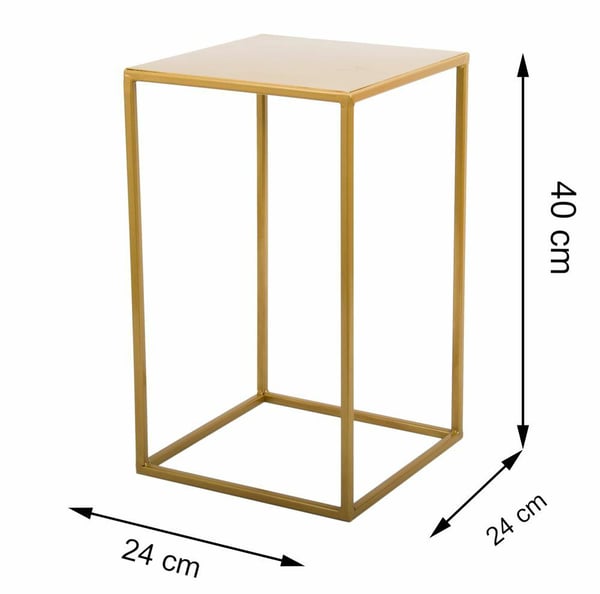Moderne stående blomsterfod 40 cm guld