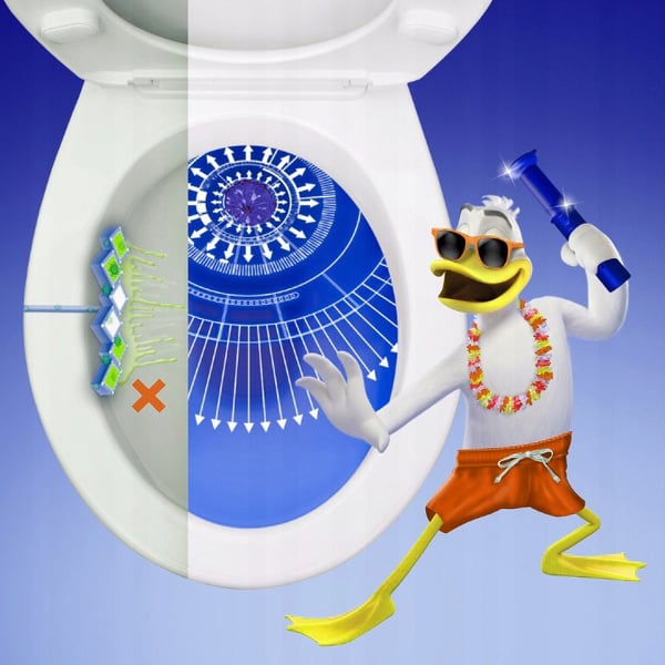 Duck Fresh Discs Lavendel toiletgel-disk 36ml med applicator
