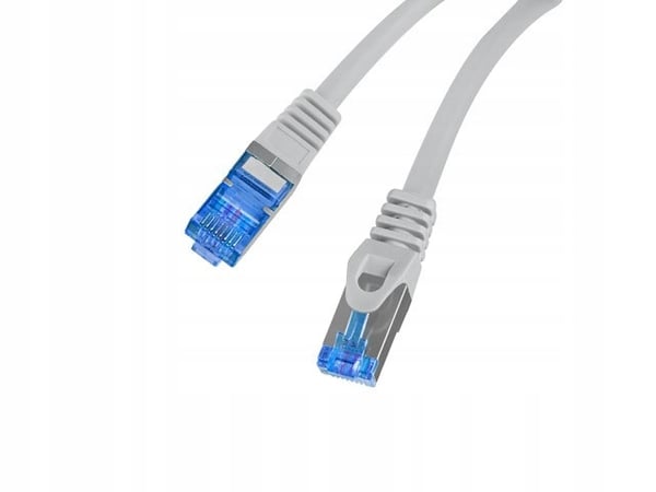 Patchkabel Lanberg S/FTP kat.6A 0,25m lszh CCA fluke bestået grå