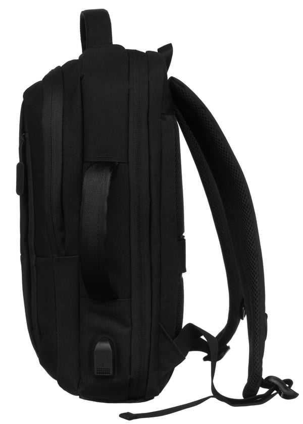 Reseryggsäck med plats för dator och USB-port - Peterson