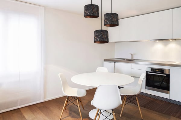 HÆNGELAMPE, LOFTKRONE, LAMPESKÆRM, MØNSTER, KOBBER