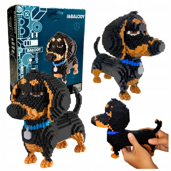 Byggklossar Taxhund byggbart set 2100 delar