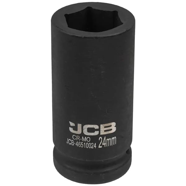 JCB DYB SLAGTOPPENØGLE 3/4" Cr-Mo 6-kant 24 mm TOPNØGLE