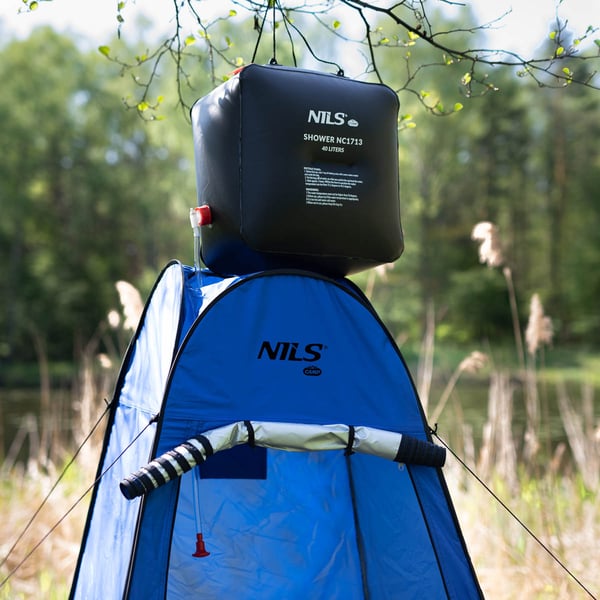 Omklädningsbås NILS CAMP NC1706 blå omklädningsbås