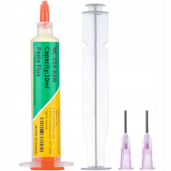 Rosfix Flux juotosaine ruiskussa NC-559-ASM+ juotospasta nestemäinen tina XG-30 16g