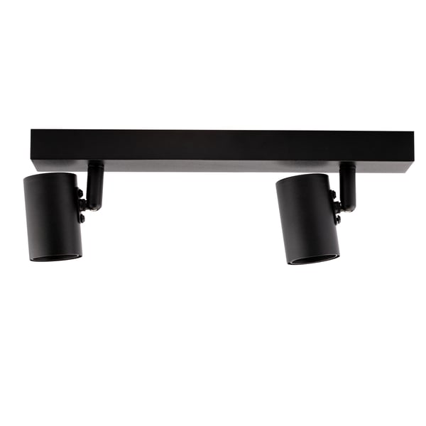 Loftlampe SPOT TUBA Reflektor Halogenarmatur 2x E27 GLAS LUMILED