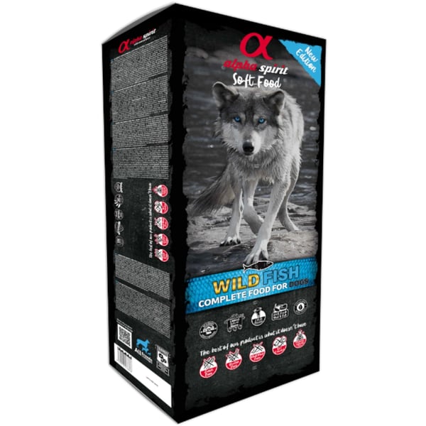 Alpha Spirit fuldfoder til hunde WILDFISH 9 kg