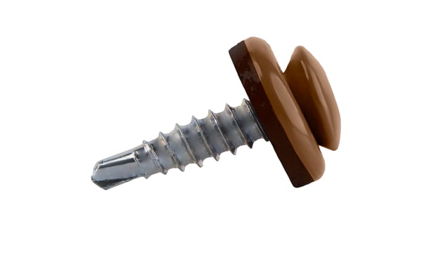 Landmandsskruer GTF02P Panhoved 4,8x20mm RAL 8003