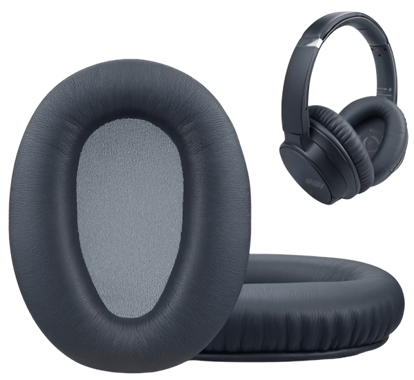 Ørepolstringer gelsvampe til SONY WH-CH700N/MDR-ZX770BN/ZX780DC høretelefoner sorte