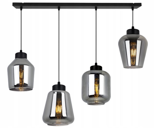 MODERNE ELEGANT HÆNGELAMPE MED GLASSKÆRM