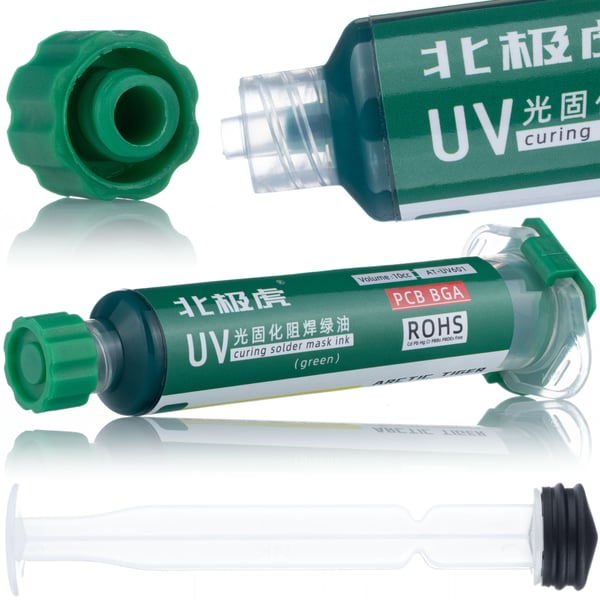 Lödmask vihreä 10 ml injektioneuvollla