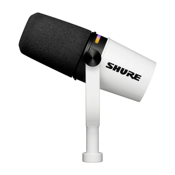 Shure MV7-W - Mikrofon XLR/USB-C Hvid