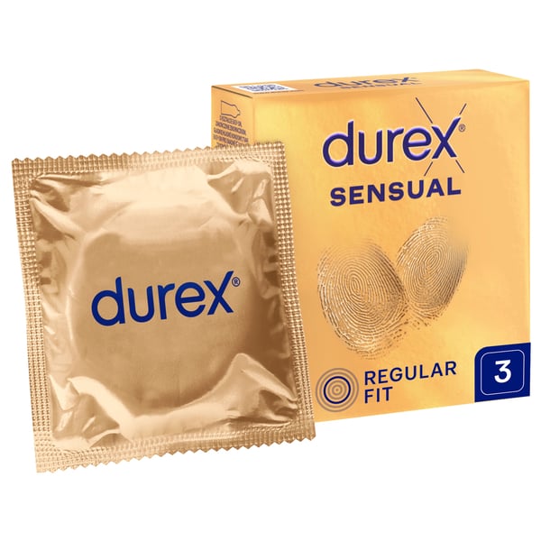 Durex Sensual kondomer 3 st.
