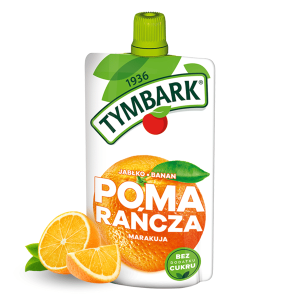 Tymbark äppel banan apelsin passionsfrukt mousse 120 g