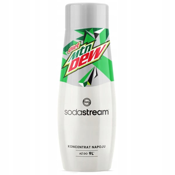 Sodastream 7Up + Mountain Dew Diet -limsakoneen siirappisetti 2 kpl.