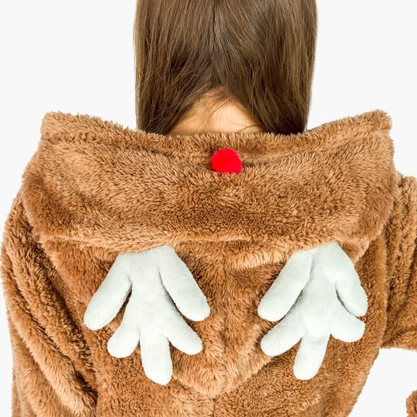 Herr mörk renpyjamas present kigurumi onesie hel del l Onesie kostym ren - M
