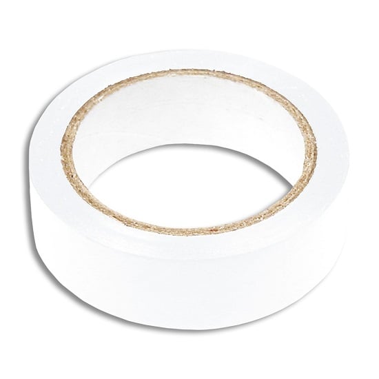 ISOLERINGSTAPE 19MM/10M HVID - T 24B111