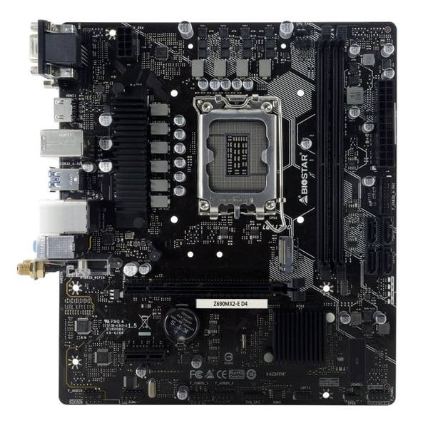 Biostar Z690MX2-E D4 bundkort