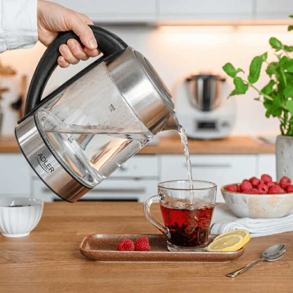 AD 1247 lasinkeitin 1,7 L lämpötilan säätöominaisuudella