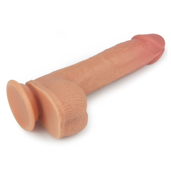 Lovetoy dildo dobbeltlags silikone roterende Anthony 8,5"