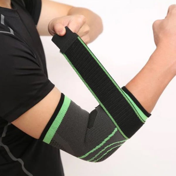 Tennisalbuebandage stabilisator justerbar strop ledbeskyttelse